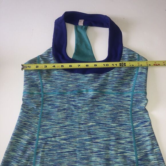 Lululemon Scoop Neck Tank Top Space Dye Bruised Berry Green 8 - Picture 4 of 10